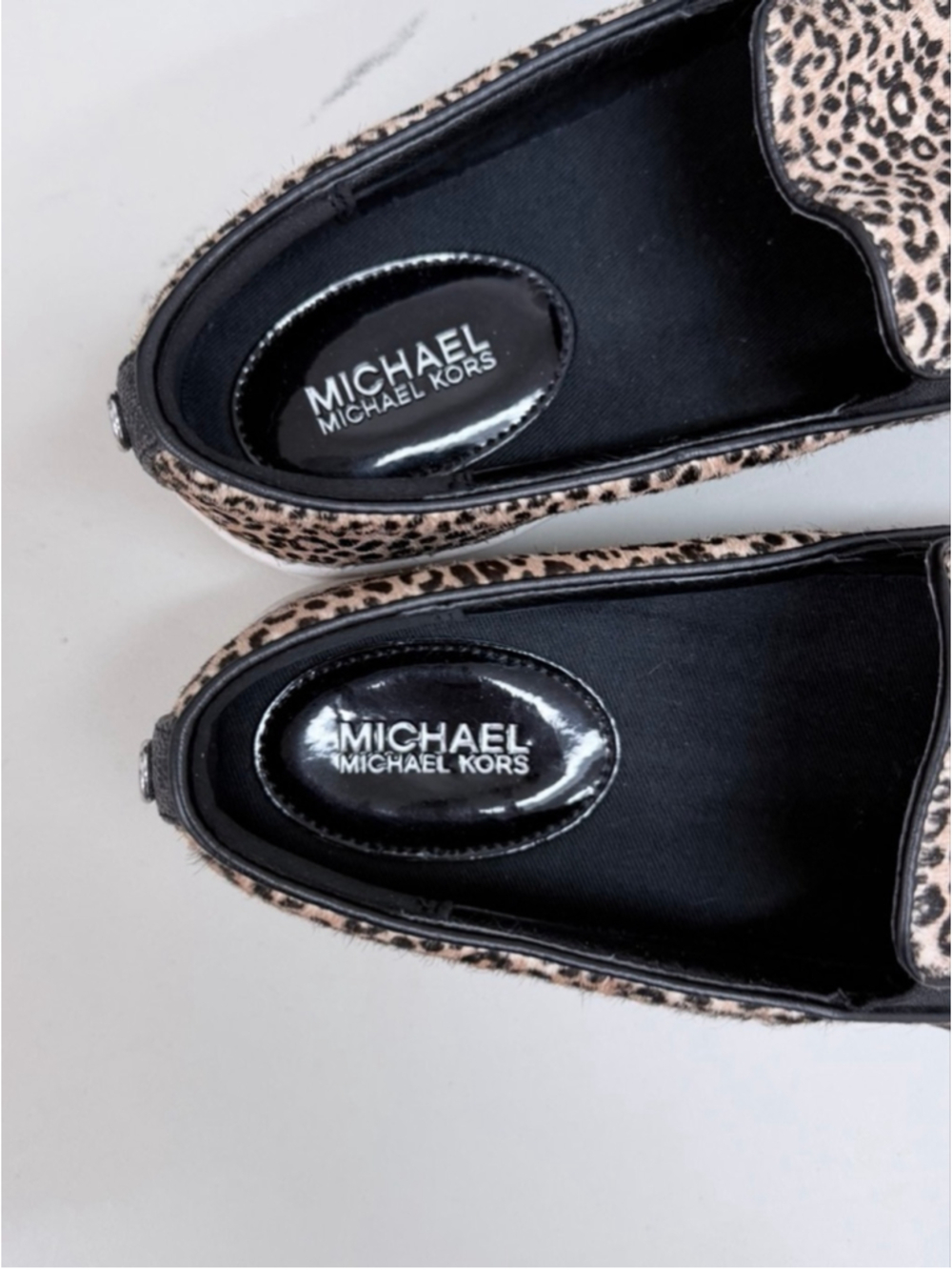 Michael Kors Trent Slip On Sneaker in Leopard Sz 8! - Picture 6 of 7